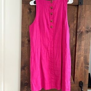 J. Crew Pink Sleeveless Dress
